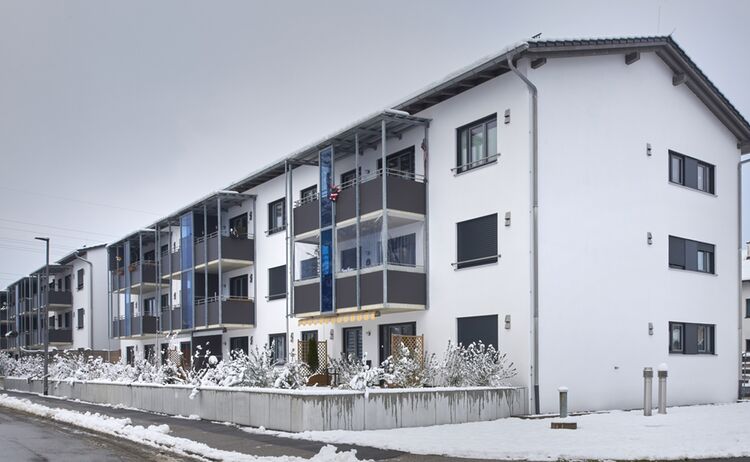 Ansicht von Südost im Winter